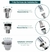 Bico Torneira Chuveirinho Gourmet Arejador 3 Jatos 360° Inox - JP VILLAGE TREND