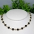 Imagem do Choker de Elos com Cristal Colorido Semijoia em Ouro 18k
