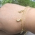 Pulseira Dupla com Pingentes de Lua Semijoia em Ouro 18k - comprar online