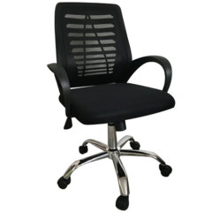 Sillon Escritorio 091b Negra Unicas + Grandes + Reforz 150k