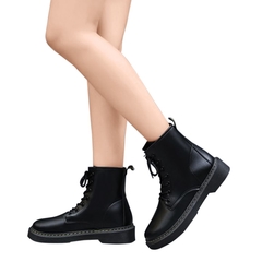 Botines De Dama Color Negro
