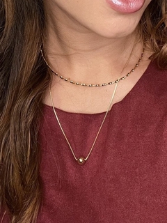 Colar Alice Banhado a Ouro 18K