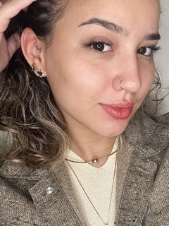 Colar Choker Alice Aro com Bola Banhado a Ouro 18K - comprar online