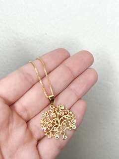 Colar Árvore da Vida Banhado a Ouro 18K - comprar online