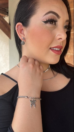 Pulseira Prata Borboleta Boho - comprar online