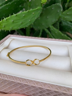 Bracelete Infinito Banhado a Ouro 18k - comprar online