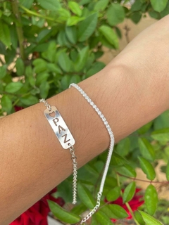 Pulseira Prata Paz - comprar online