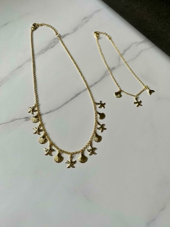 Tornozeleira Mar Banhado a Ouro 18K - comprar online