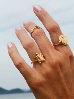 Anel Tartaruga Banhado a Ouro 18K - comprar online