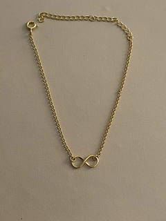 Tornozeleira Infinito Banhado a Ouro - comprar online