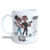 CANECA XÍCARA NAMORADOS CASAL NEGROS FITNESS NA DUVIDA TREINE