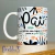 CANECA XÍCARA PAI HEROI SEM CAPA E AMIGO VIDA TODA 15