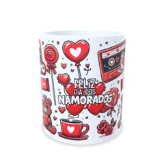 CANECA XÍCARA NAMORADOS FOMOS FEITO UM PRO OUTRO VERMELHA na internet