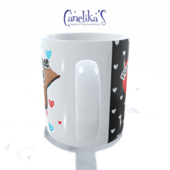 CANECA XÍCARA NAMORADOS PRA SEMPRE JUNTOS CADEADINHOS FOFOS 19 - Canelika's Canecas Personalizadas
