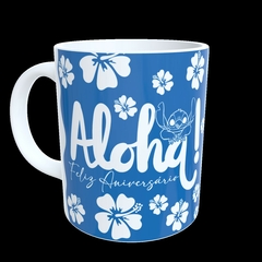 CANECA XÍCARA STITCH FAMILIA FELIZ ANIVERSÁRIO VÓ - comprar online