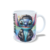 CANECA XÍCARA COLEÇÃO STITCH ROCK ROLL ROSA AZUL 4 - comprar online
