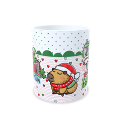 CANECA XÍCARA NATAL FAMILIA CAPIVARINHA TUDO EM AMOR 26 - loja online