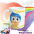 CANECA XÍCARA DIVERTIDAMENTE ALEGRIA AMARELA 325ML PORCELANA
