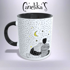 CANECA XÍCARA MINIMALISTA SE VOCÊ QUISER SER MINHA ESTRELA 34 - Canelika's Canecas Personalizadas
