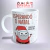CANECA XÍCARA NATAL DIVERTIDO UVA PASSA EM TODA A COMIDA