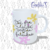 CANECA XÍCARA DIA MULHERES LINDA VESTIDA DE FELICIDADE GATA6 - comprar online