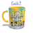 CANECA XÍCARA PROFESSORES LAGRIMAS MENTIRA É CAFÉ AMARELA 40 - loja online