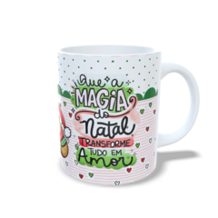CANECA XÍCARA NATAL FAMILIA CAPIVARINHA TUDO EM AMOR 26 - Canelika's Canecas Personalizadas