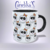 CANECA XÍCARA HALLOWEEN CAVEIRINHAS COM LACINHOS 15 na internet