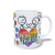 CANECA XÍCARA NAMORADOS EXCLISIVA DEU MATCH ARCO IRIS - Canelika's Canecas Personalizadas