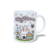 CANECA XÍCARA FELIZ PÁSCOA ARCO-IRÍS COELHINHOS NO BALÃO na internet