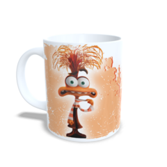 CANECA XÍCARA DIVERTIDAMENTE ANSIEDADE TEMA CAFÉ na internet