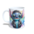 CANECA XÍCARA COLEÇÃO STITCH ROCK ROLL ROSA AZUL 4 - Canelika's Canecas Personalizadas