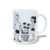 CANECA XÍCARA NAMORADOS CASAL CONTORNO FITNESS NA DUVIDA TREINE