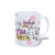 CANECA XÍCARA EXCLUSIVAS DIA DAS MÃES GATAS FUNDO ROSA