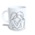 CANECA XÍCARA MINIMALISTA MÃE TE AMO MUITO CONTORNO na internet