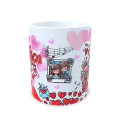 CANECA XÍCARA NAMORADOS MORZÃO VOCÊ ME FAZ TÃO BEM NETFLIX - comprar online