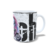 CANECA XÍCARA COLEÇÃO STITCH ROCK ROLL ROSA AZUL 10 na internet