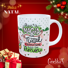 CANECA XÍCARA NATAL FAMILIA CAPIVARINHA TUDO EM AMOR 26