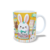 CANECA XÍCARA COELHINHO DA PÁSCOA QUE TRAZES CENOURAS - Canelika's Canecas Personalizadas