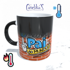 CANECA XÍCARA MELHOR PAI DO MUNDO AMIGO PARCEIRO TIJOLINHOS 16 na internet