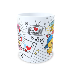 CANECA XÍCARA NAMORADOS TE AMO MAIS PATODAVIDA PAATINHOS na internet