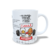 CANECA XÍCARA NAMORADOS CASAL BRANCOS FITNESS NA DUVIDA TREINE - comprar online