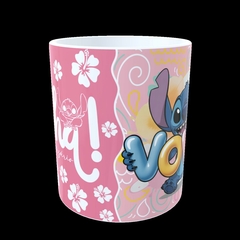 CANECA XÍCARA STITCH FAMILIA FELIZ ANIVERSÁRIO VÓ - loja online