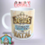 CANECA XÍCARA JESUS VERDADEIRO SENTIDO DO NATAL DOURADA 3