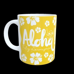CANECA XÍCARA STITCH FAMILIA FELIZ ANIVERSÁRIO DINDA na internet