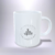 CANECA XÍCARA MINIMALISTA FÉ CAFÉ QUENTE DEUS COM AGENTE 13 - Canelika's Canecas Personalizadas