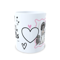 CANECA XÍCARA NAMORADOS EU VOCÊ E OS PLANOS DE DEUS CASAR - comprar online