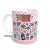 CANECA XÍCARA NAMORADOS URSINHOS LOVE ROSA AMO VOCÊ