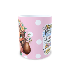 CANECA XÍCARA PÁSCOA BONEQUINHA QUE A PÁSCOA TE COMPLETE - comprar online