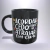 CANECA XÍCARA ACORDAR CEDO PRA ATRAZAR COM CALMA PRETA 1 - comprar online